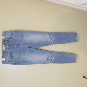Free Pepple High Waist Distressed Jeans Size 31